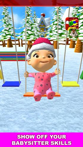 Baby Masha's Winter Playground 螢幕截圖 1