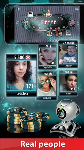 GC Poker 2: WebCamera-tables, Ảnh chụp màn hình 1