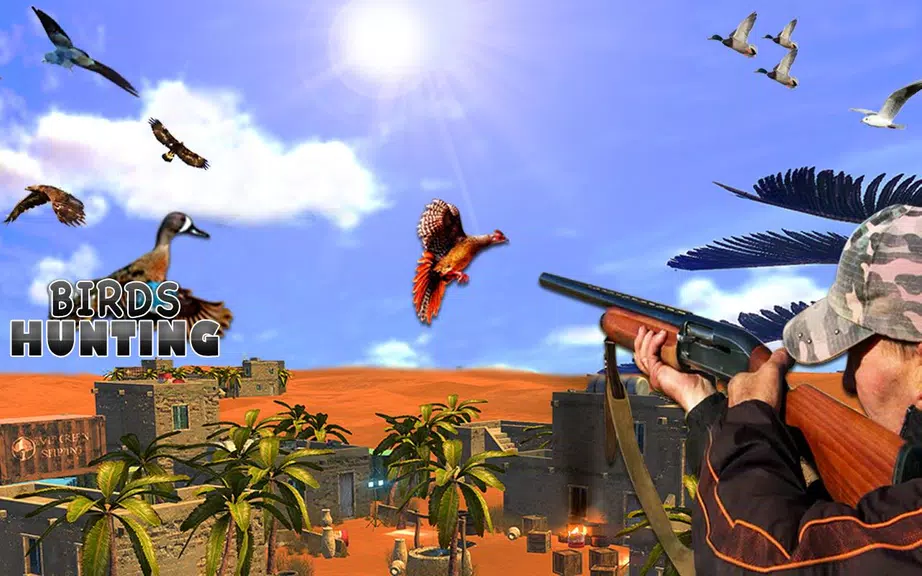Desert Birds Sniper Shooter 3D 螢幕截圖 1