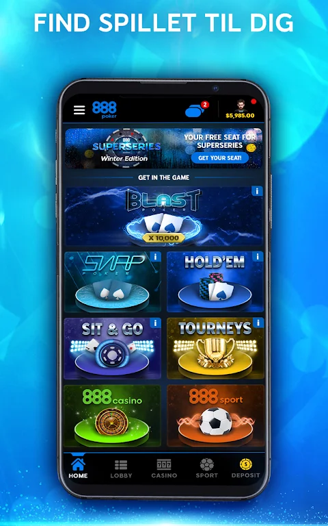 888 Poker - Spil Texas Holdem スクリーンショット 2