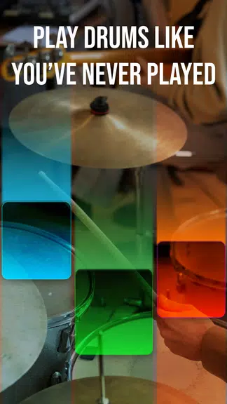Drum Tiles: drumming game Ảnh chụp màn hình 2