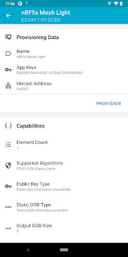 nRF Mesh ภาพหน้าจอ 3