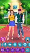 School Couple dress up Screenshot 1