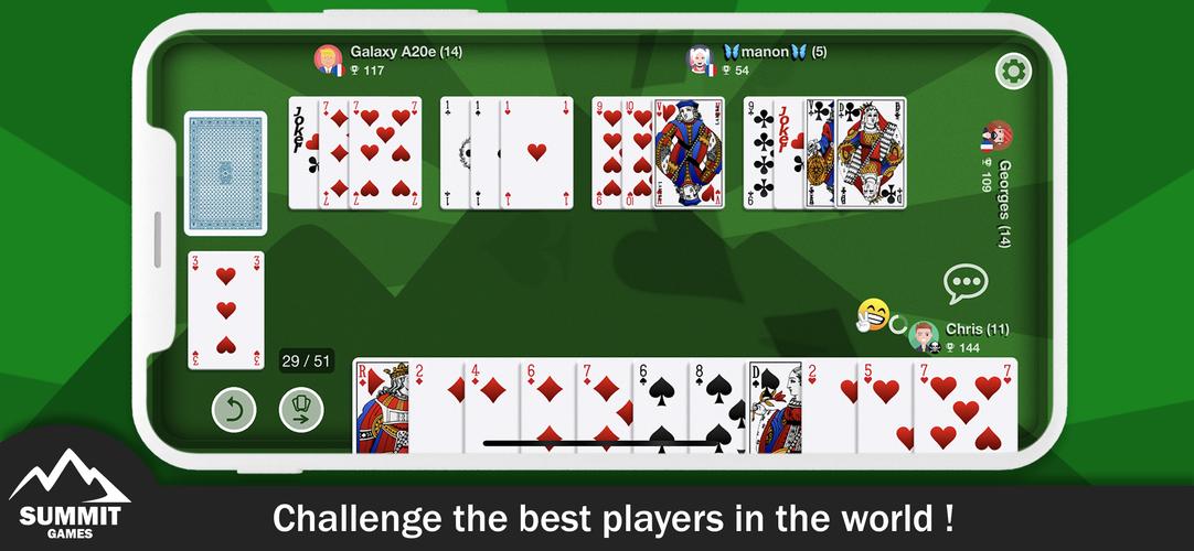 Rummy online 螢幕截圖 0