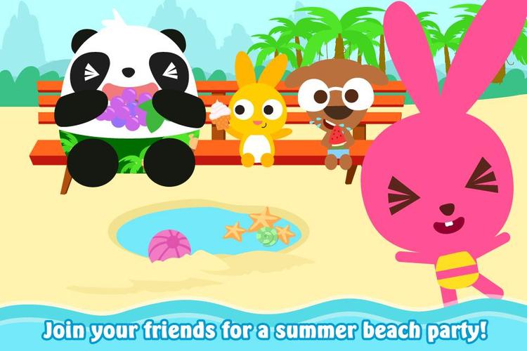Purple Pink Summer Beach 螢幕截圖 1