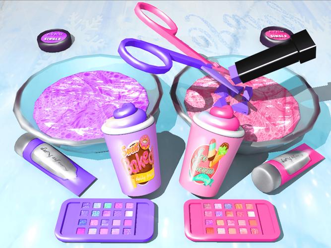 Makeup Slime Fidget Toys Games Ekran Görüntüsü 2