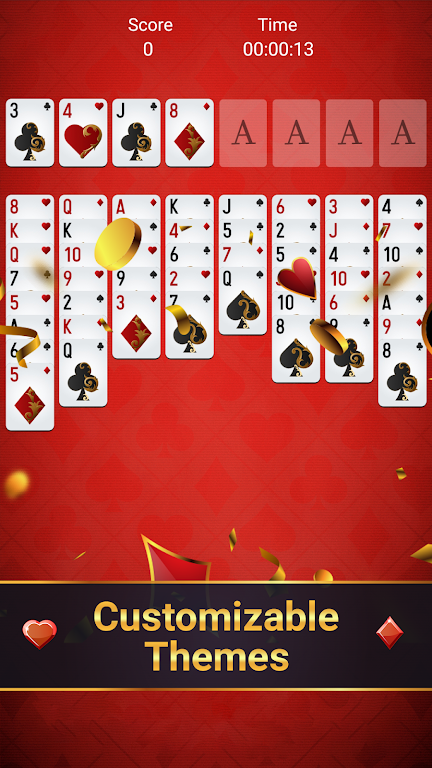 Free spider solitaire - classic solitaire स्क्रीनशॉट 3