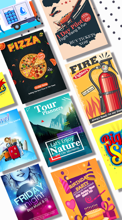 Poster maker - flyer design Ảnh chụp màn hình 0