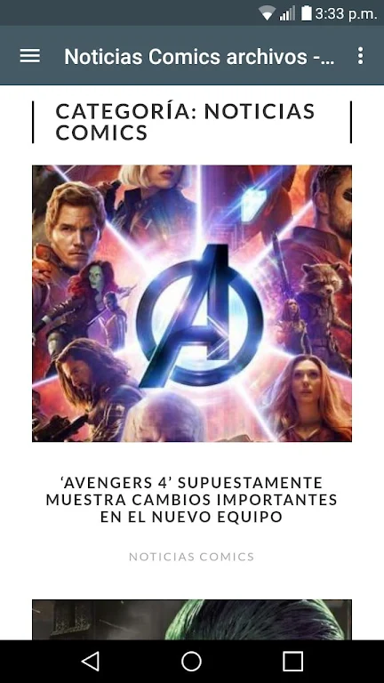 Noticias Anime Captura de pantalla 1
