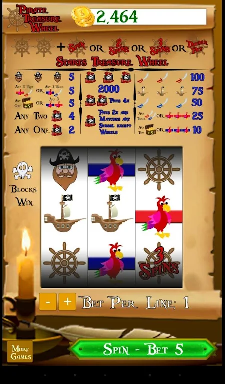 Pirate Treasure Wheel应用截图第0张