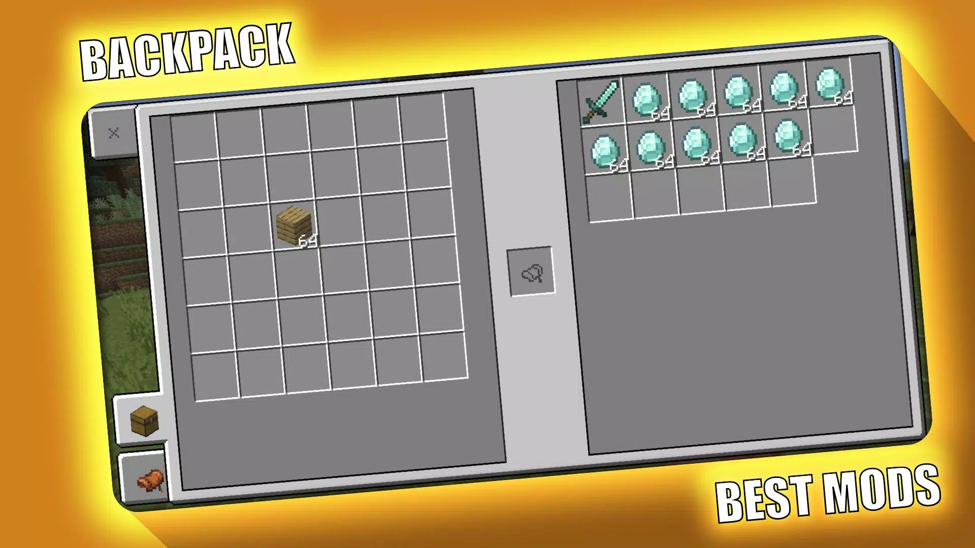 BackPack Mod for Minecraft PE  螢幕截圖 2