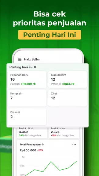 Tokopedia Seller Screenshot 2