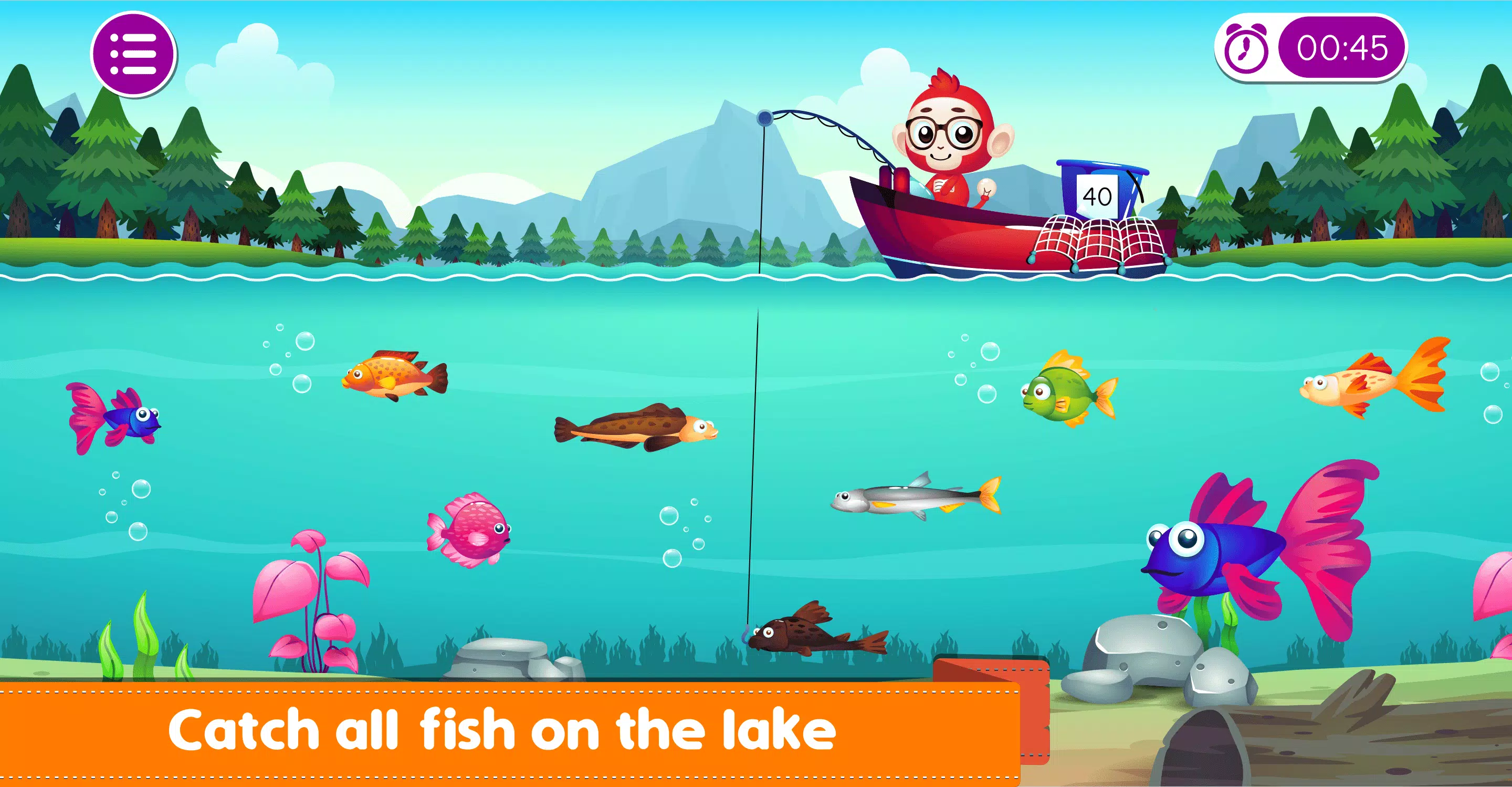 Marbel Fishing - Kids Games Screenshot 2