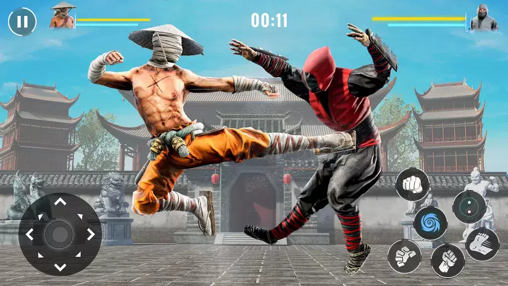 Karate Kung Fu Fighting Game 螢幕截圖 0