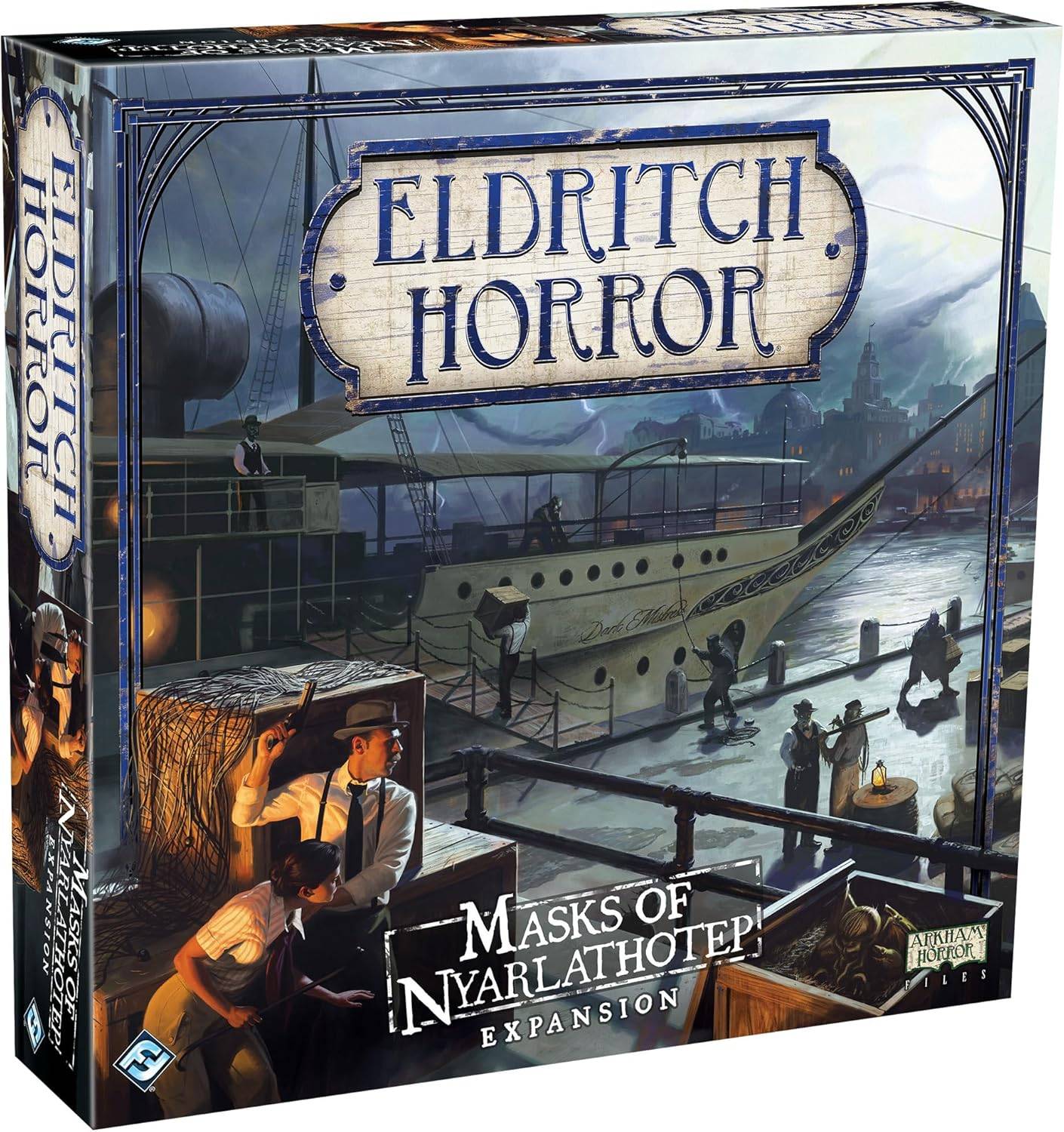 Horreur d'Eldritch: Masques de l'expansion de Nyarlathotep