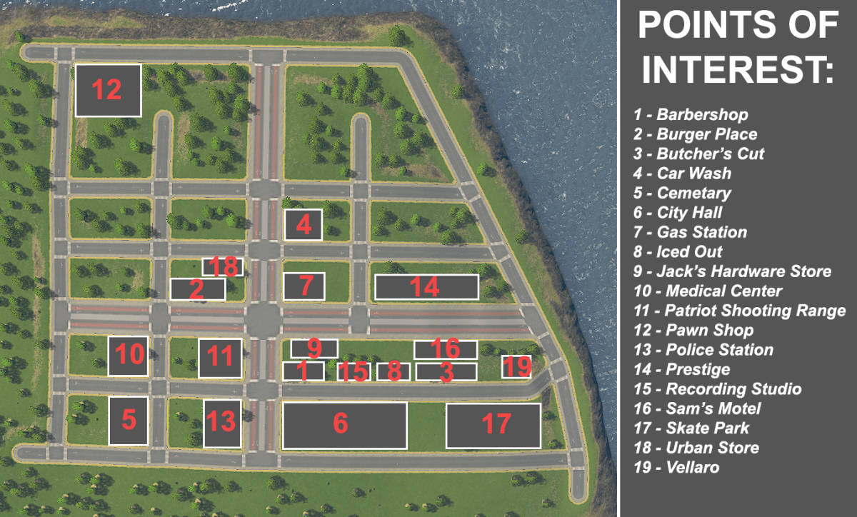 I -block ang mapa ng pag -ikot