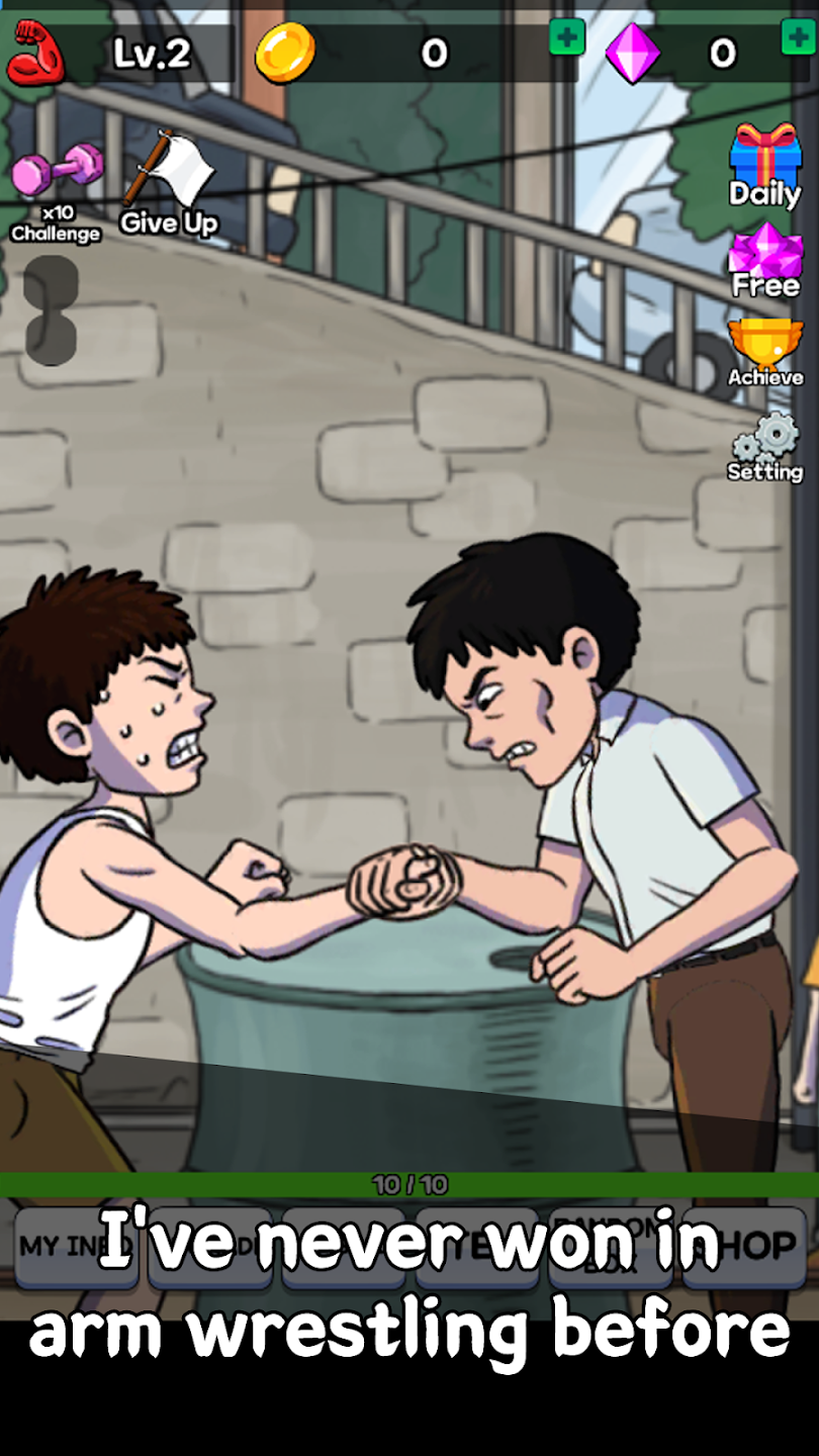 Arm Wrestling Clicker APK Screenshot 1