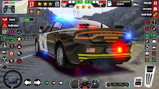 Cop Police Car Driving Game 3D Tangkapan skrin 2