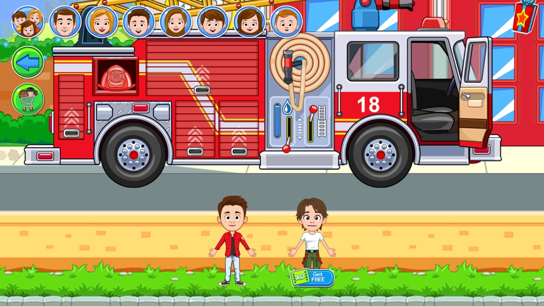 Firefighter: Fire Truck games स्क्रीनशॉट 3