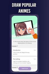 Learn To Draw Anime App Screenshot 1