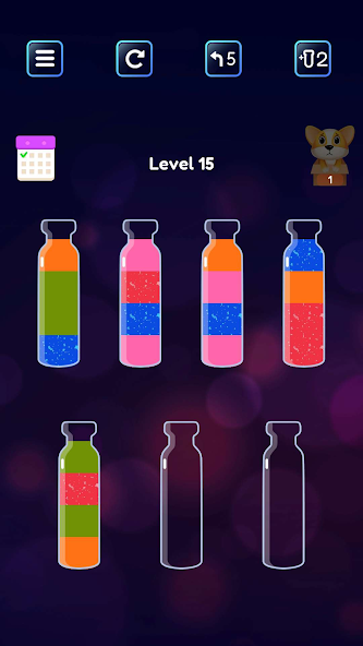 Soda Sort: Water Color Puzzle Mod应用截图第2张