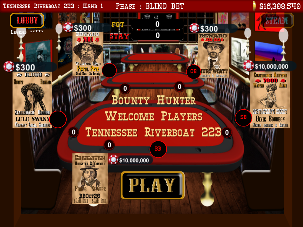 TENNESSEE HOLD 'EM - Skill Poker Tournaments 스크린샷 2