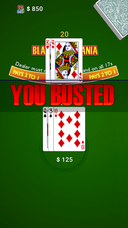BlackJack Mania 螢幕截圖 3