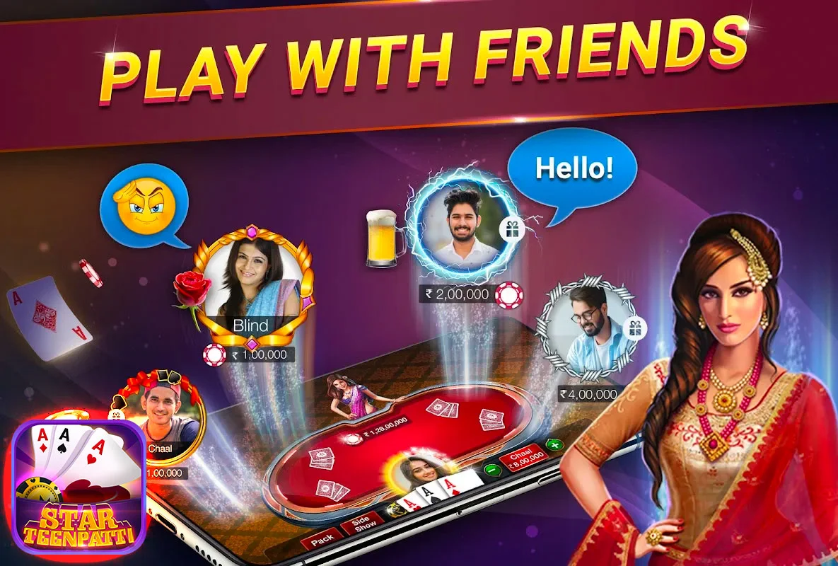 Teen Patti Star - Online ဖန်သားပြင်ဓာတ်ပုံ 1