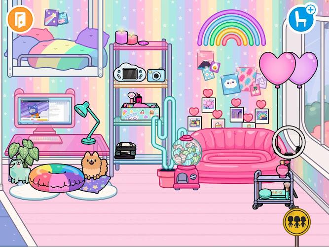 Toca Boca Pink Room Ideas Zrzut ekranu 1