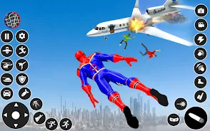 Spider Fighter Man: Rope Hero Screenshot 1