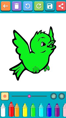 Birds Coloring Games ภาพหน้าจอ 2
