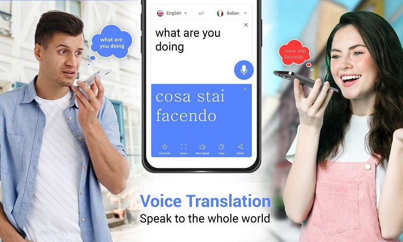 All Language Translate App ဖန်သားပြင်ဓာတ်ပုံ 0