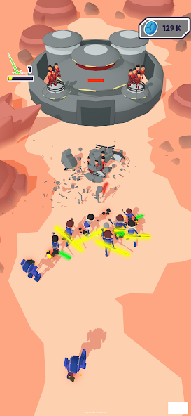 Space Army: Universe Clash Mod ဖန်သားပြင်ဓာတ်ပုံ 3