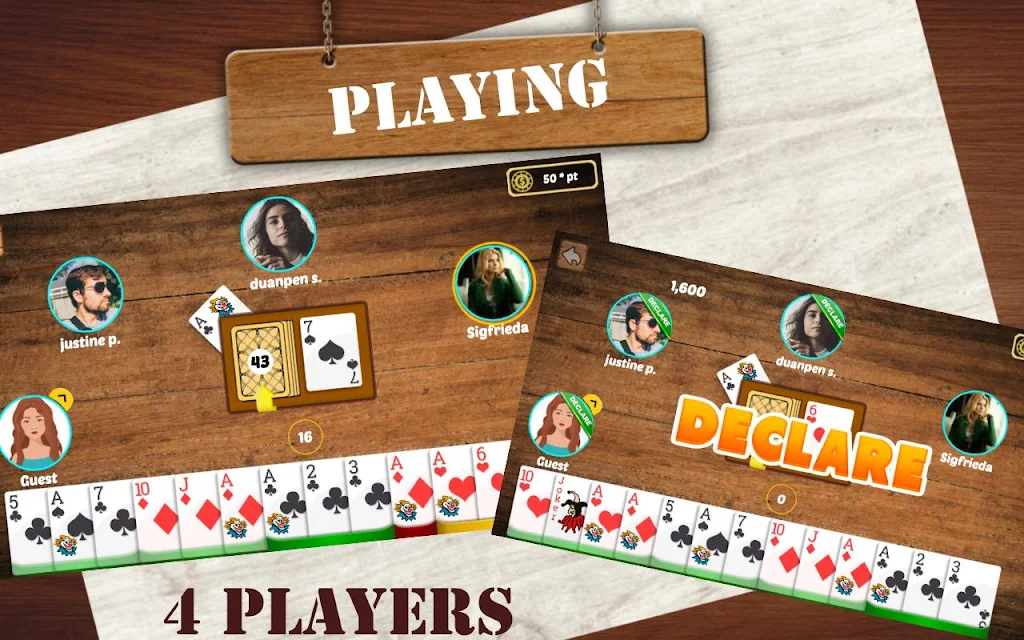 Indian Rummy: Play Original Circle Free Card Game Screenshot 2