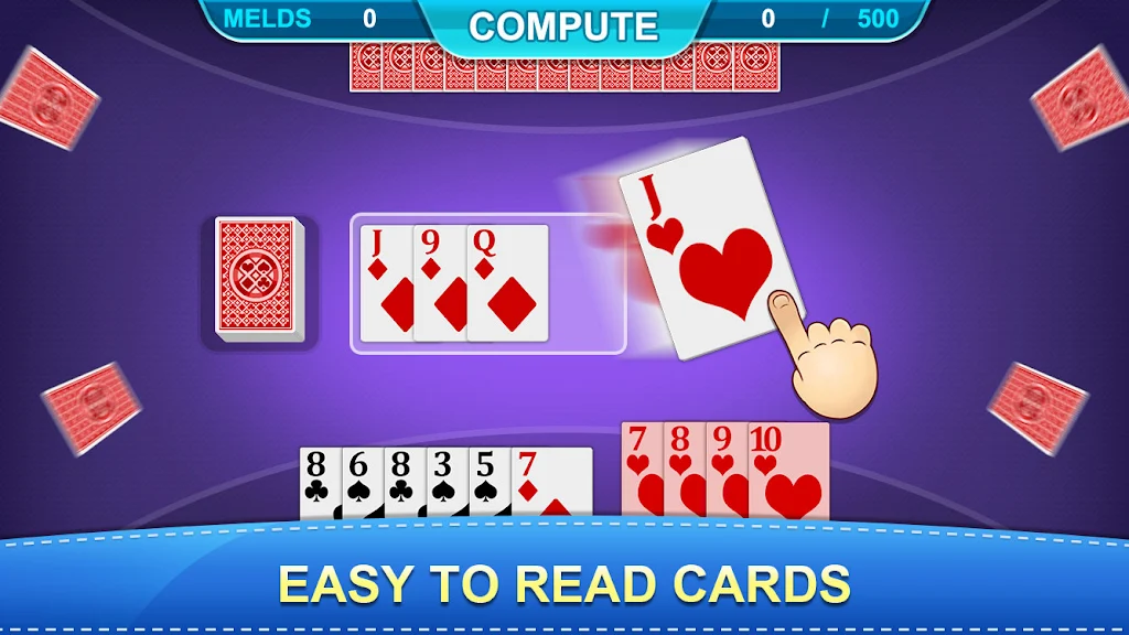 Rummy - Gin Rummy Card Games Ekran Görüntüsü 1