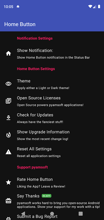 Home Button Capture d'écran 0