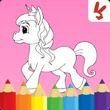 Unicorn Kids Coloring Book