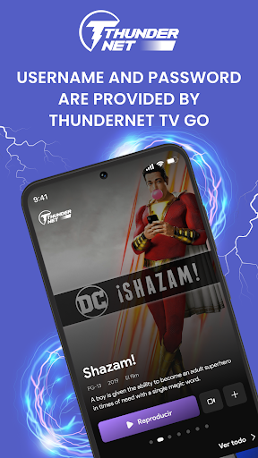 Thundernet TV GO स्क्रीनशॉट 0