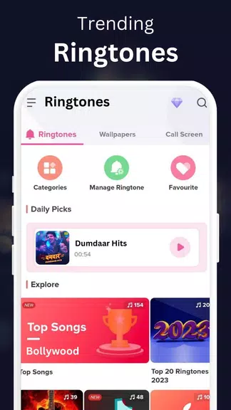 Bollywood Ringtone - Songs 스크린샷 0