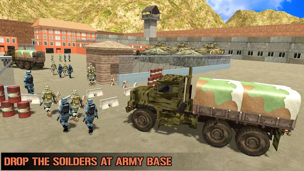 US Army Transporter Truck Game スクリーンショット 2