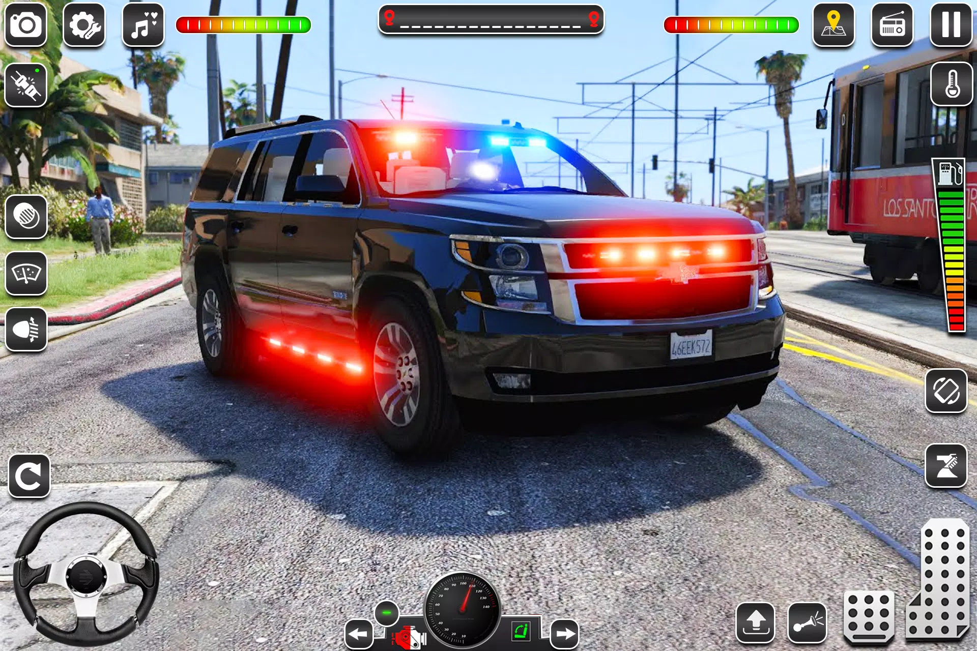 US Police Car Chase Game 3D Screenshot 3