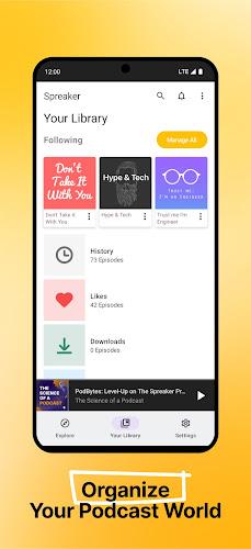 Spreaker Podcasts ภาพหน้าจอ 3