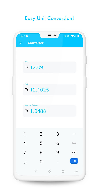 Simple ABV Calculator 螢幕截圖 1