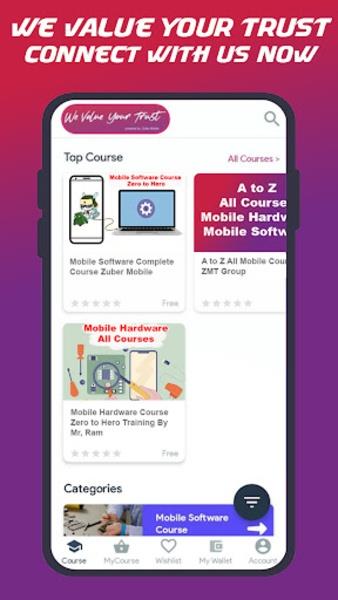 Zuber Mobile Courses Скриншот 3