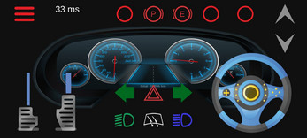 Steering Wheel Emulator(Euro Truck) Ảnh chụp màn hình 0