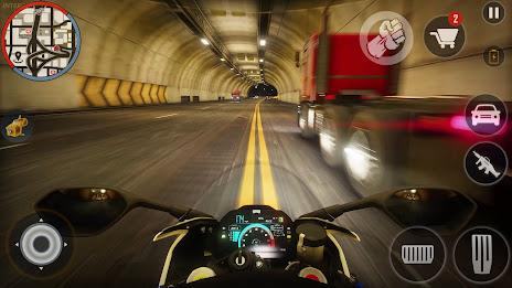 Highway Bike Riding & Racing 螢幕截圖 1