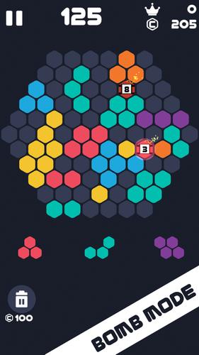 Hexa Brick: Hexagon Block 1010 Captura de tela 2