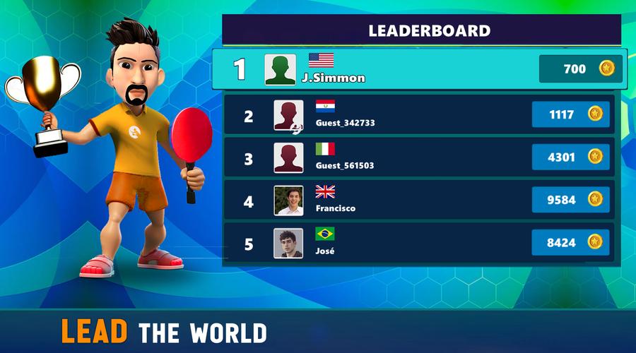 Table Tennis : Ping Pong Captura de pantalla 3