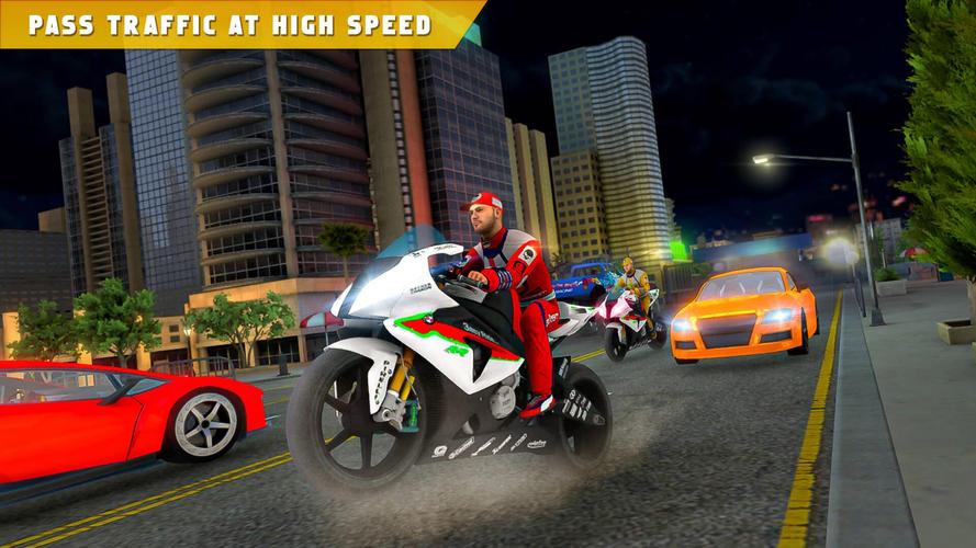 Highway Traffic Bike Race Moto 螢幕截圖 2