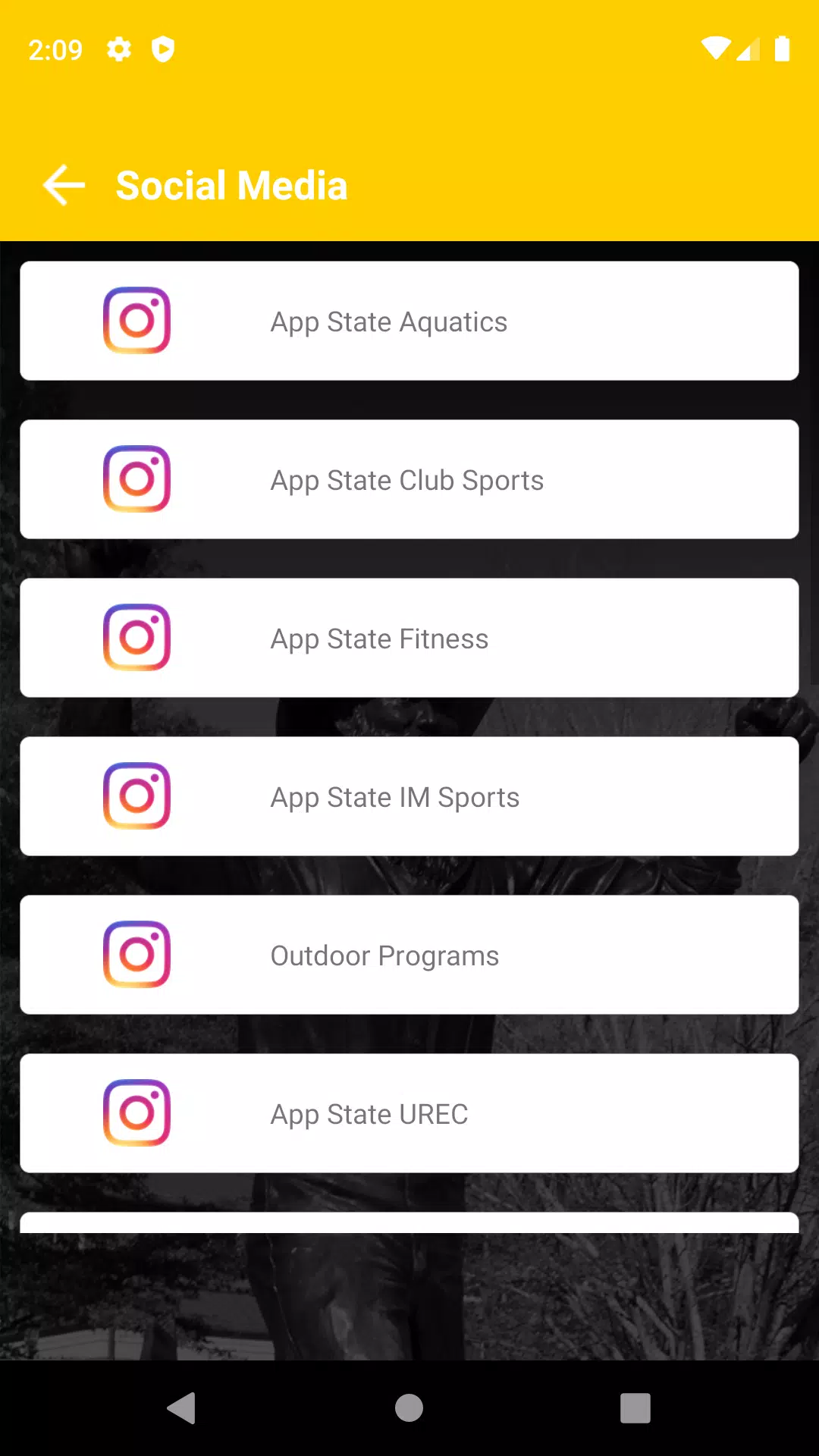 App State UREC Ảnh chụp màn hình 3